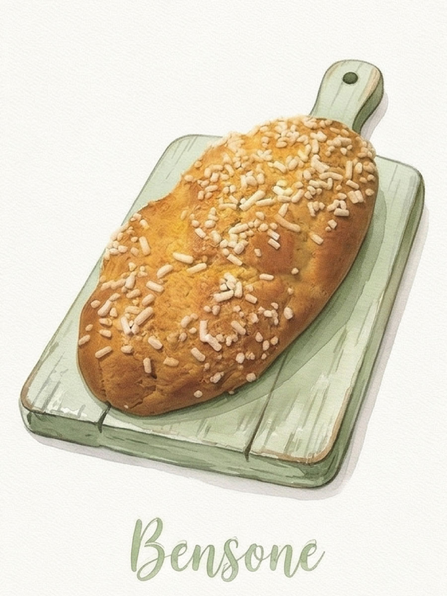 Acquerello Bensone — Camera doppia, verdi morbidi e salvia